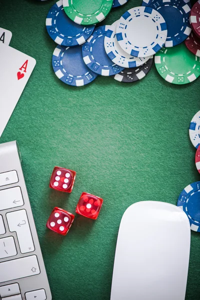 Азартні ігри в казино — стокове фото