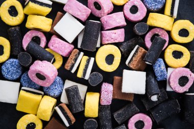 renkli liquorce candys