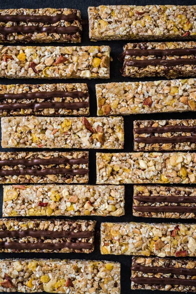 Cereal and muesli proteind bars — Stock Photo, Image