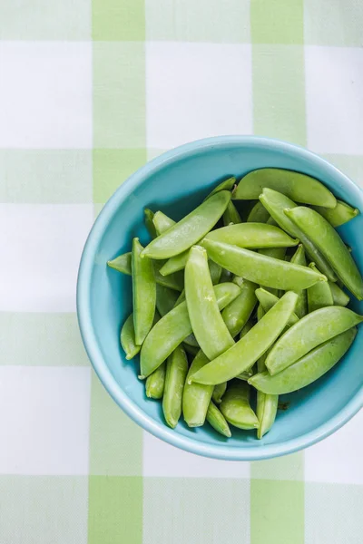 Groene sweet pea overhead — Stockfoto