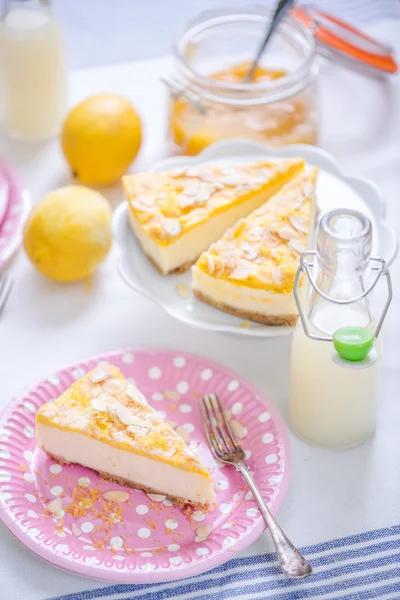 Limonlu cheesecake, yaz tazelik