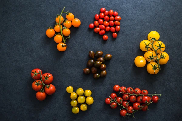 Selectie van verse tomaten — Stockfoto