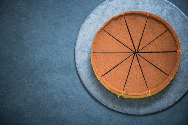 Bolo de chocolate e cacau ou torta — Fotografia de Stock