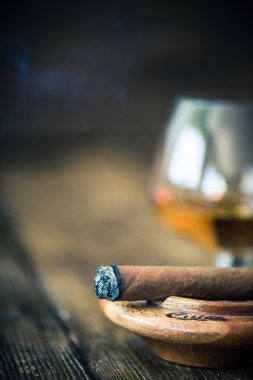 Sigara puro görünümü kapatın