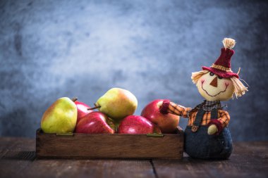 komik korkuluk göstermek sonbaharda hasat