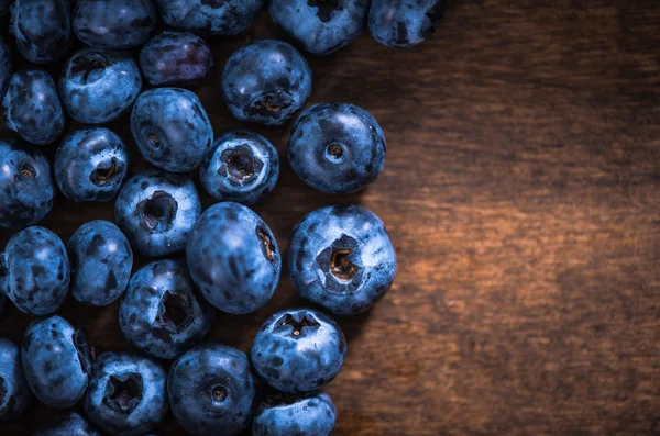 Blueberry közelről határon háttér — Stock Fotó