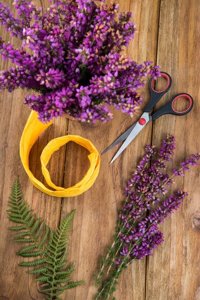 Heather in pot — Stock Photo, Image