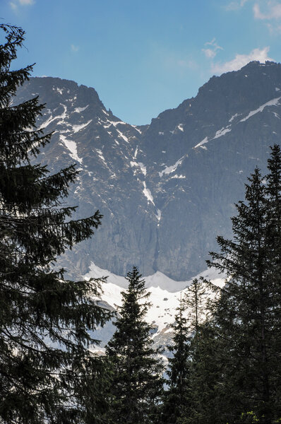 Mountain landscape in Poland