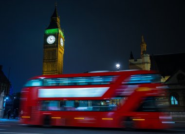 Londra büyük ben ve Çift katlı otobüs
