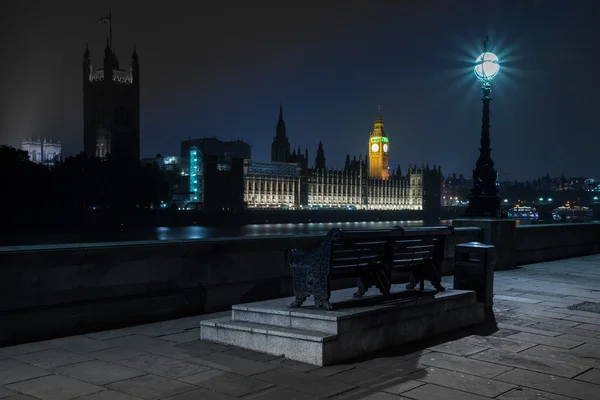 Londres Big Ben e Parlamento Casa no Tamisa — Fotografia de Stock