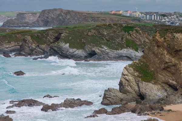 Vue paysage sur la côte anglaise — Photo