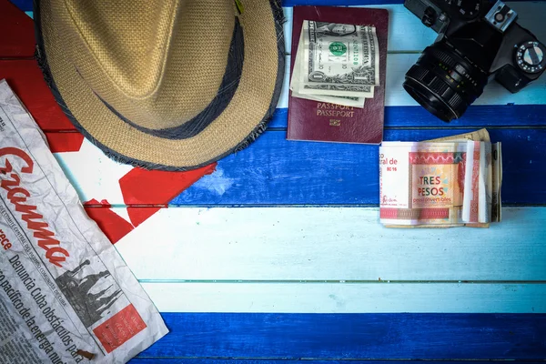 American spy in Cuba theme — Stock Photo, Image