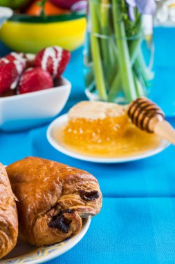 Continental Kahvaltı masasında