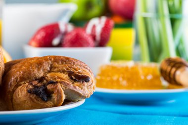 Continental Kahvaltı masasında