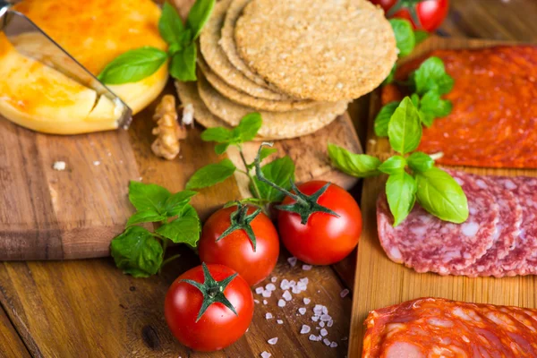 Selección Aperitivos Para Fiestas Saludables —  Fotos de Stock