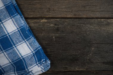 Mutfak bezi rustik ahşap arka plan şablonu