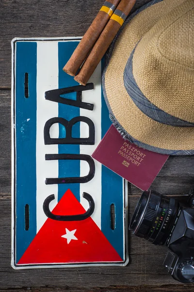 Holiday preparation, destination Cuba — Stock Photo, Image