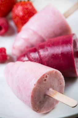 yaz meyve ev yapımı lolly buz çıkar