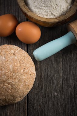 Ev yapımı ekmek kepekli hamur