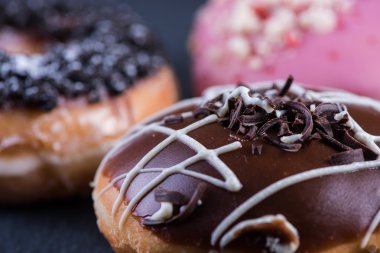 yandan Görünümü Kapat esnaf çörek dekore edilmiştir.