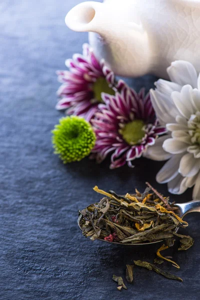 Fondo de té aromático —  Fotos de Stock