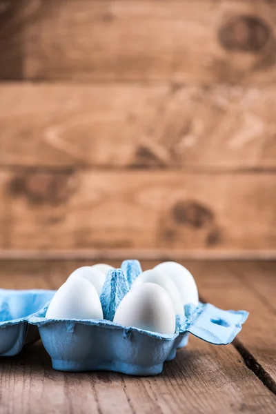 Çiftlik taze ücretsiz aralığı yumurta — Stok fotoğraf