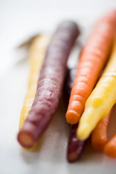 Warna cerah dari wortel bayi — Stok Foto