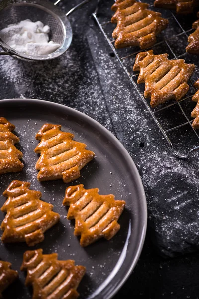 Pomul de Crăciun cookie-uri — Fotografie, imagine de stoc