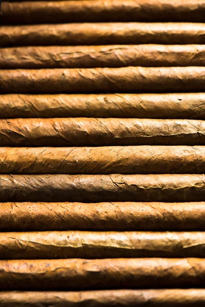 Kubanska cigarrer bakgrund — Stockfoto