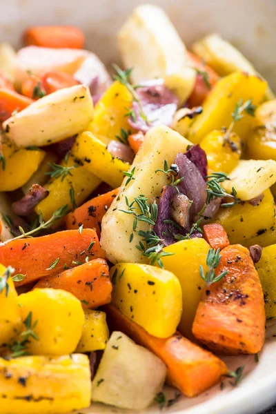 Roasted root vegetables — Stock Photo, Image