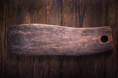 Rustik boş doğrama tahtası, gıda arka plan
