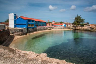 Eski sömürge Küba şehir, Gibara içinde bay