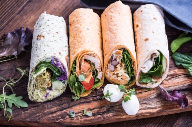 Meksika brunch sandviç