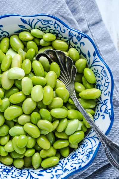 Edamame bönor slad — Stockfoto