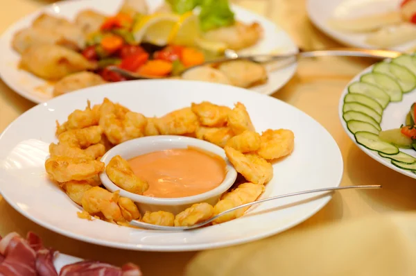 Party food on the table — Stock Photo, Image