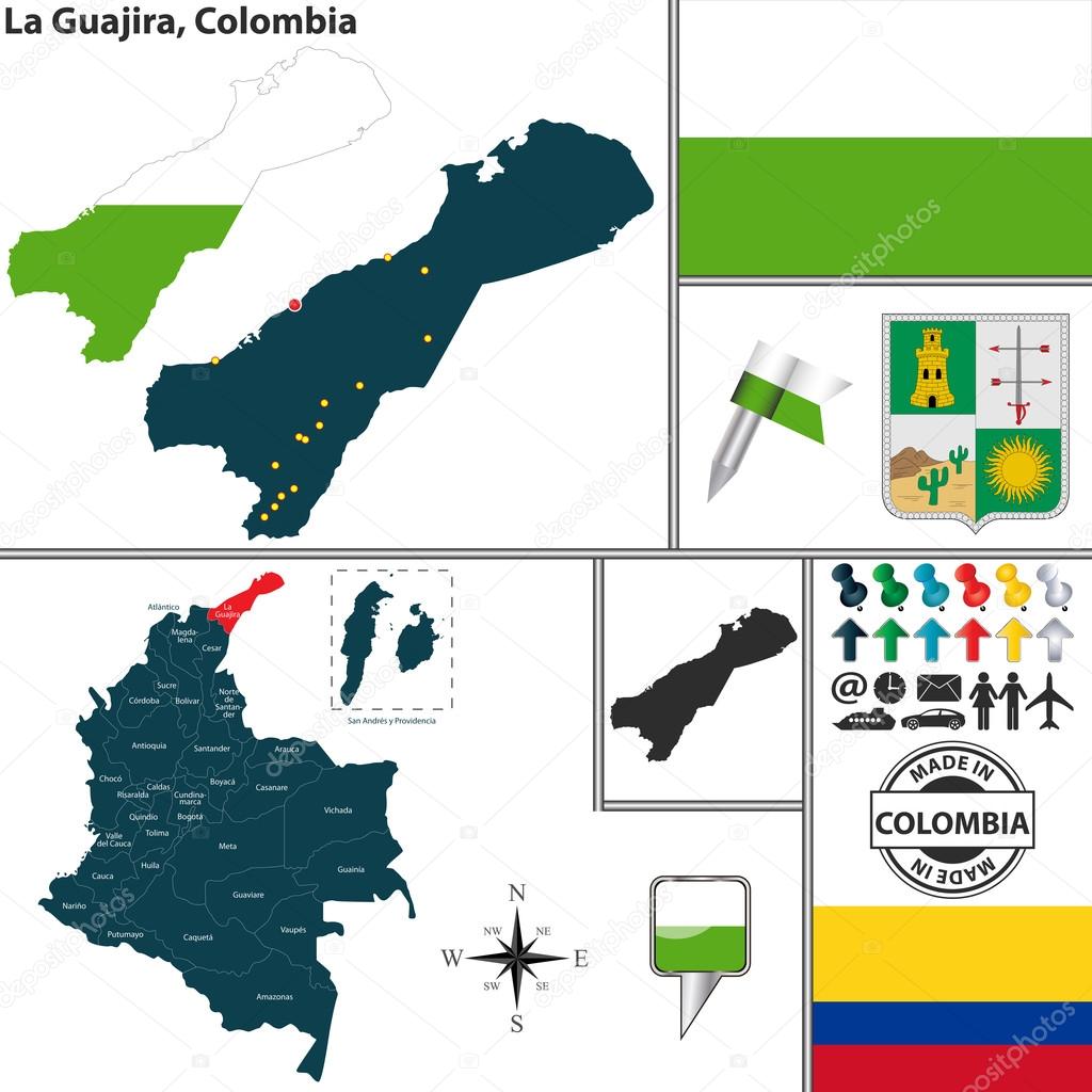 La Guajira Colombia Map Map Of La Guajira, Colombia Stock Vector Image By ©Sateda #67404359 La Guajira Colombia Map Map Of La Guajira, Colombia Stock Vector Image By ©Sateda #67404359