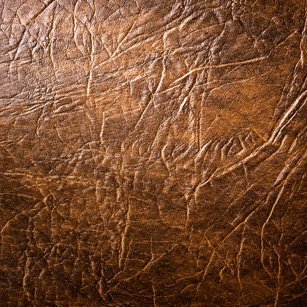 Brown leather texture — Stock Photo, Image