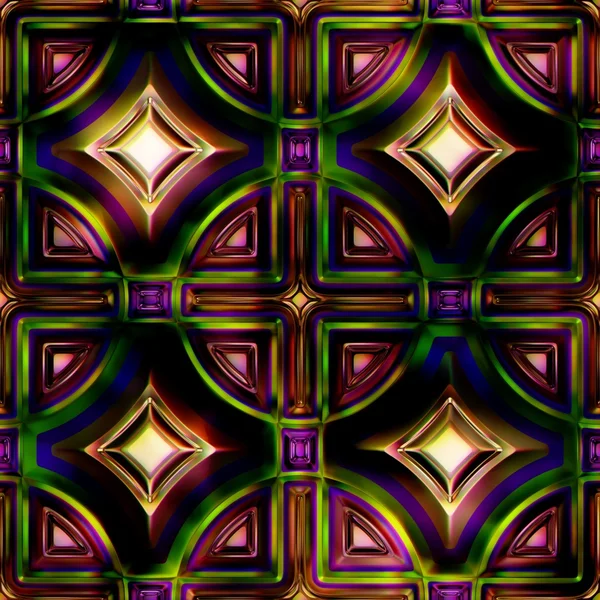 Seamless Texture stained-glass window — Stock Photo, Image