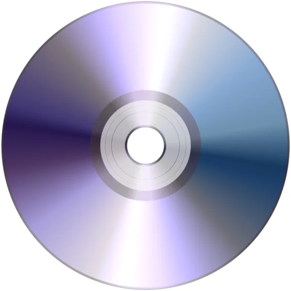Compact disc isolated on white — Stock Photo, Image