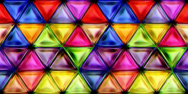 Seamless texture of abstract shiny colorful 3D illustration — Stock Photo, Image