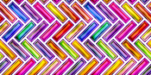 Seamless texture  abstract shiny colorful background 3D illustration — Stock Photo, Image