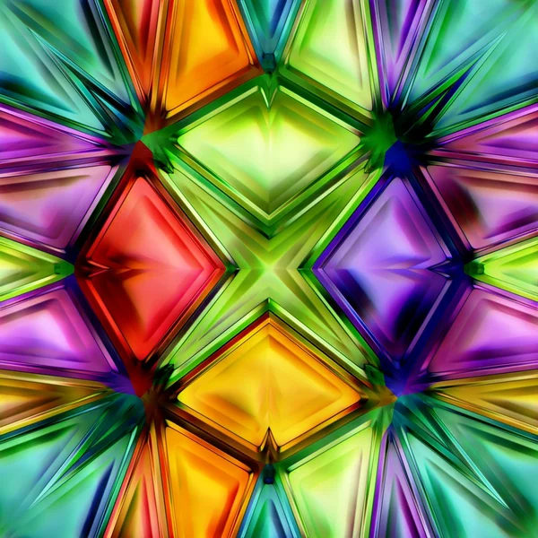 Textura inconsútil abstracto brillante colorido fondo 3D ilustración — Foto de Stock