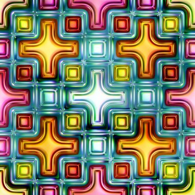 renkli elmaslar sorunsuz arka plan parlak parlak soyut 3d çizim