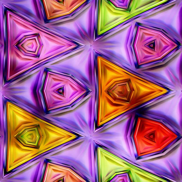 Textura inconsútil de la ilustración 3D colorida brillante abstracta —  Fotos de Stock