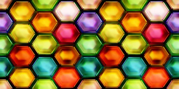 Seamless texture of abstract shiny colorful 2D illustration — Stock Photo, Image