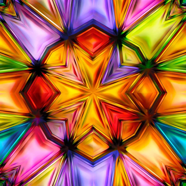 Textura sem costura de abstrato brilhante brilhante formas geométricas coloridas — Fotografia de Stock