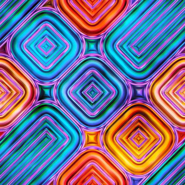 Colorido abstrato sem costura textura 2D ilustração — Fotografia de Stock