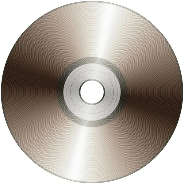 CD απομονώνονται σε λευκό εικόνα απομονωμένο αντικείμενο 3D εικόνα. — Φωτογραφία Αρχείου