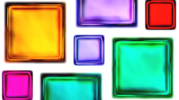 Flerfärgade Kristaller Textur Färgglada Ljusa Abstraktion Mönster Mosaik Illustration Royaltyfria Stockfoton