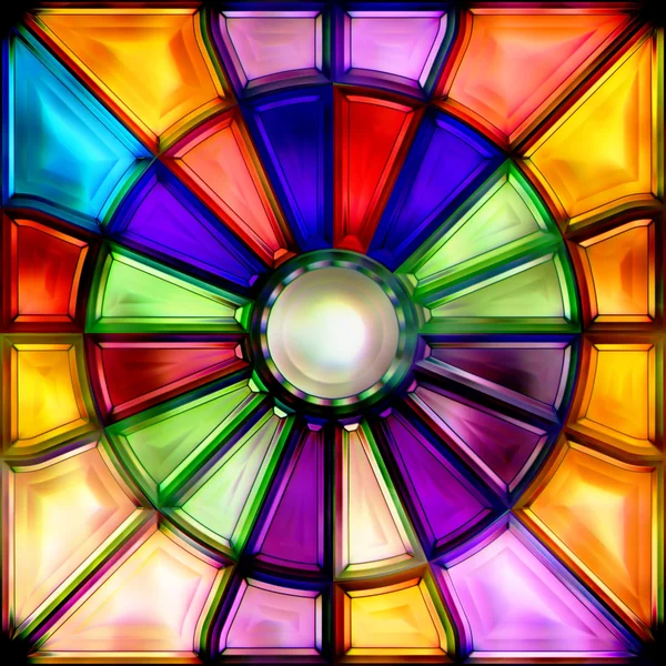 Seamless Texture stained-glass window — Stock Photo, Image